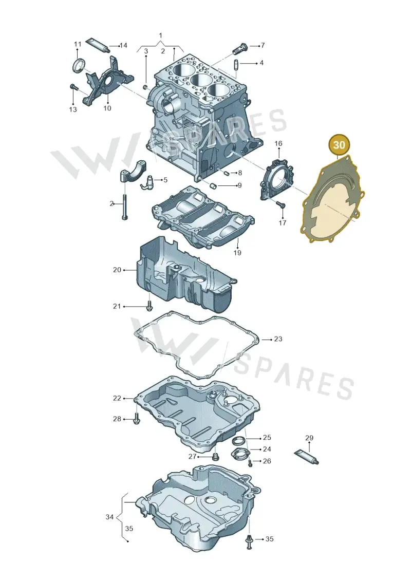 04B103647B — SEAT Toledo Reference (2015-2019) diagram 773103150, position 30