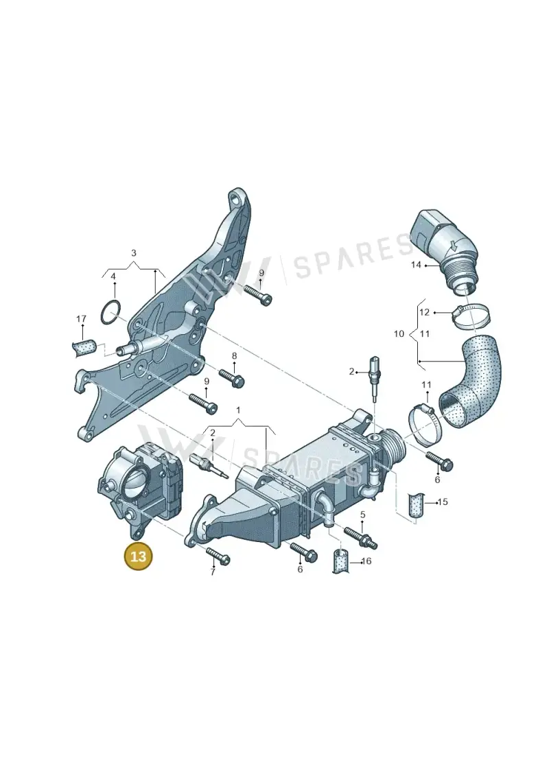 04B128063K — SEAT Ibiza Stylance (2015-) diagram 773145870, position 13