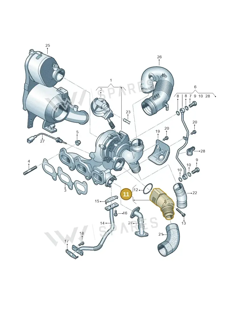 04B131111 — SEAT Toledo Reference (2015-2019) diagram 773145600, position 11