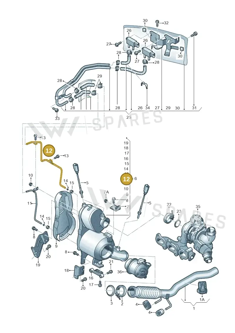 04B131582B — SEAT Ibiza Stylance (2015-) diagram 773253540, position 12