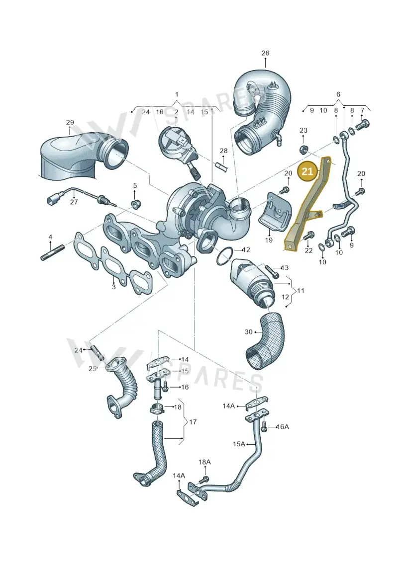 04B145536B — SEAT Ibiza Stylance (2015-) diagram 879145045, position 21