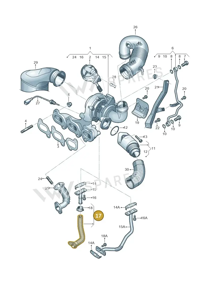 04B145736F — SEAT Ibiza Stylance (2015-) diagram 879145045, position 17