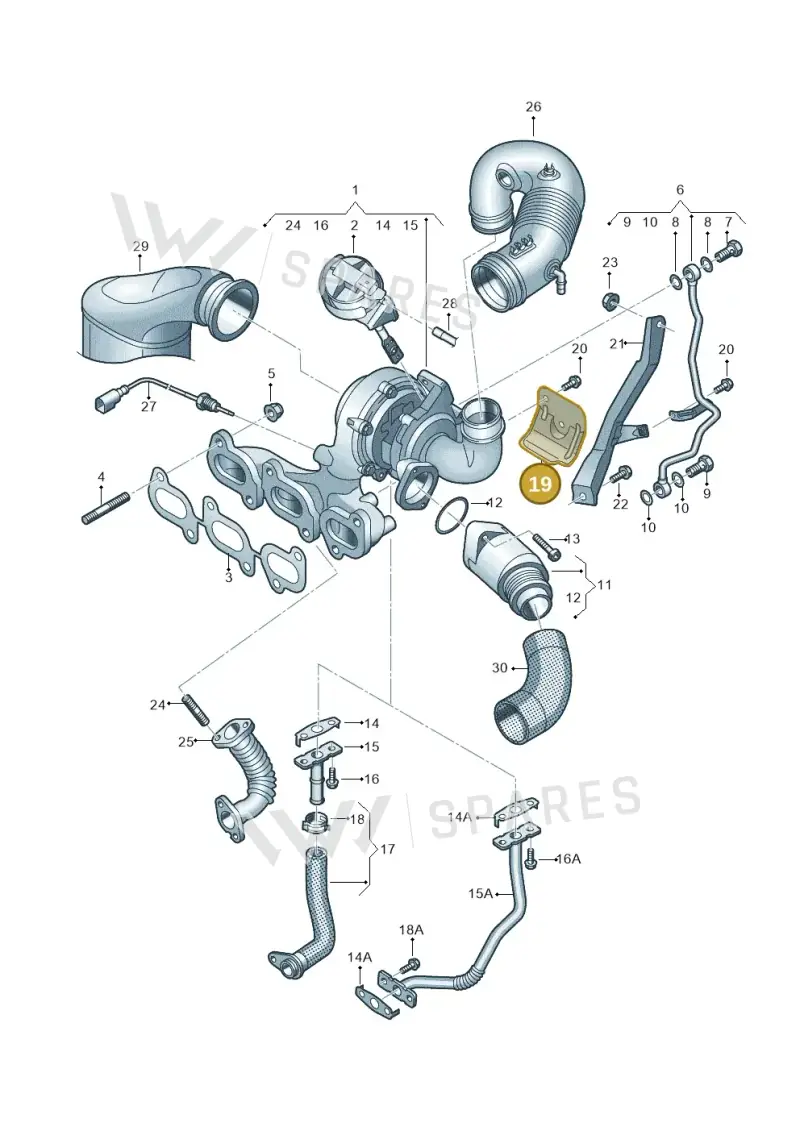 04B145811B — SEAT Ibiza Stylance (2015-) diagram 879145045, position 19