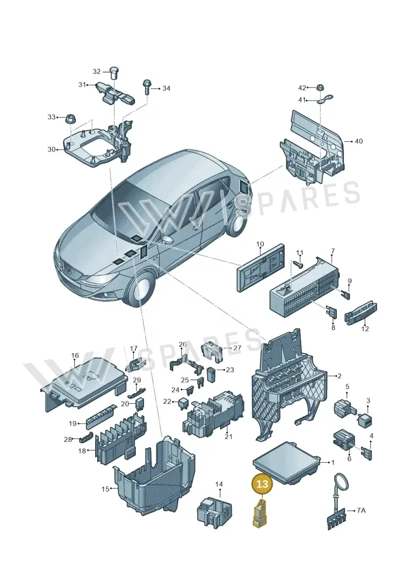 04B907281 — SEAT Ibiza Stylance (2015-) diagram 879937000, position 13