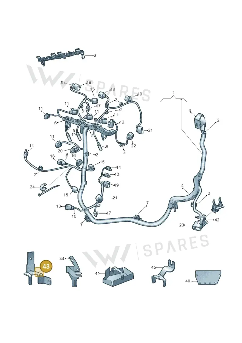 04B971858 — SEAT Ibiza Stylance (2015-) diagram 773971100, position 43