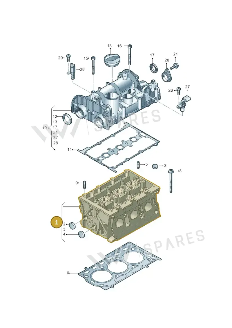 04C103064C — SEAT Arona FR (2017-) diagram 837103400, position 1