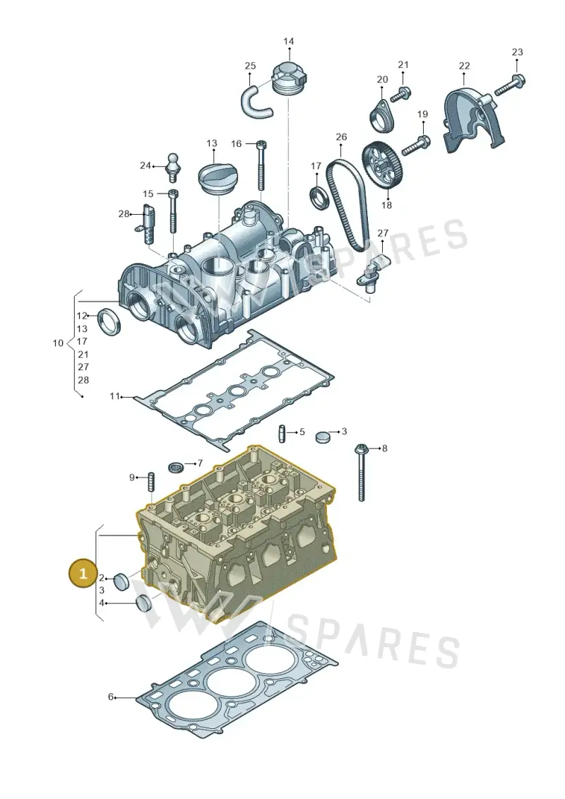 04C103064D — SEAT Arona FR (2017-) diagram 723103500, position 1