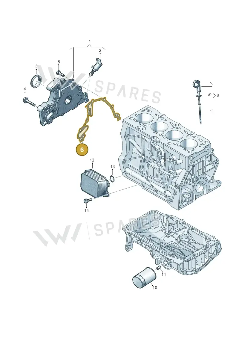04C103161F — SEAT Formentor TSI CUPRA (2020-) diagram 827115040, position 6
