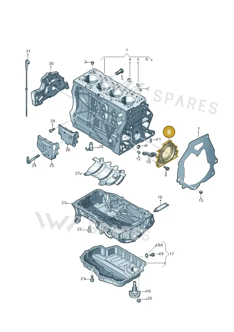04C103170N — SEAT Arona FR (2017-) diagram 781103070, position 8
