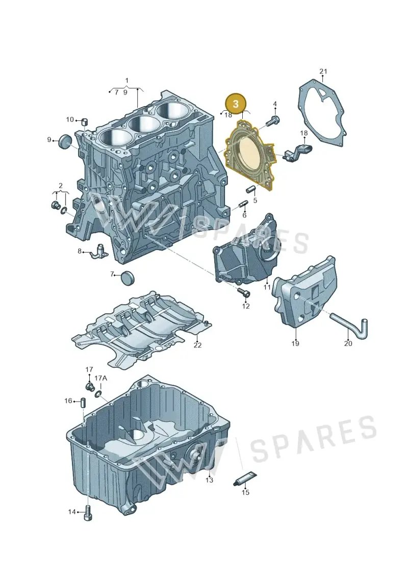 04C103170N — SEAT Ibiza Stylance (2015-) diagram 866103010, position 3