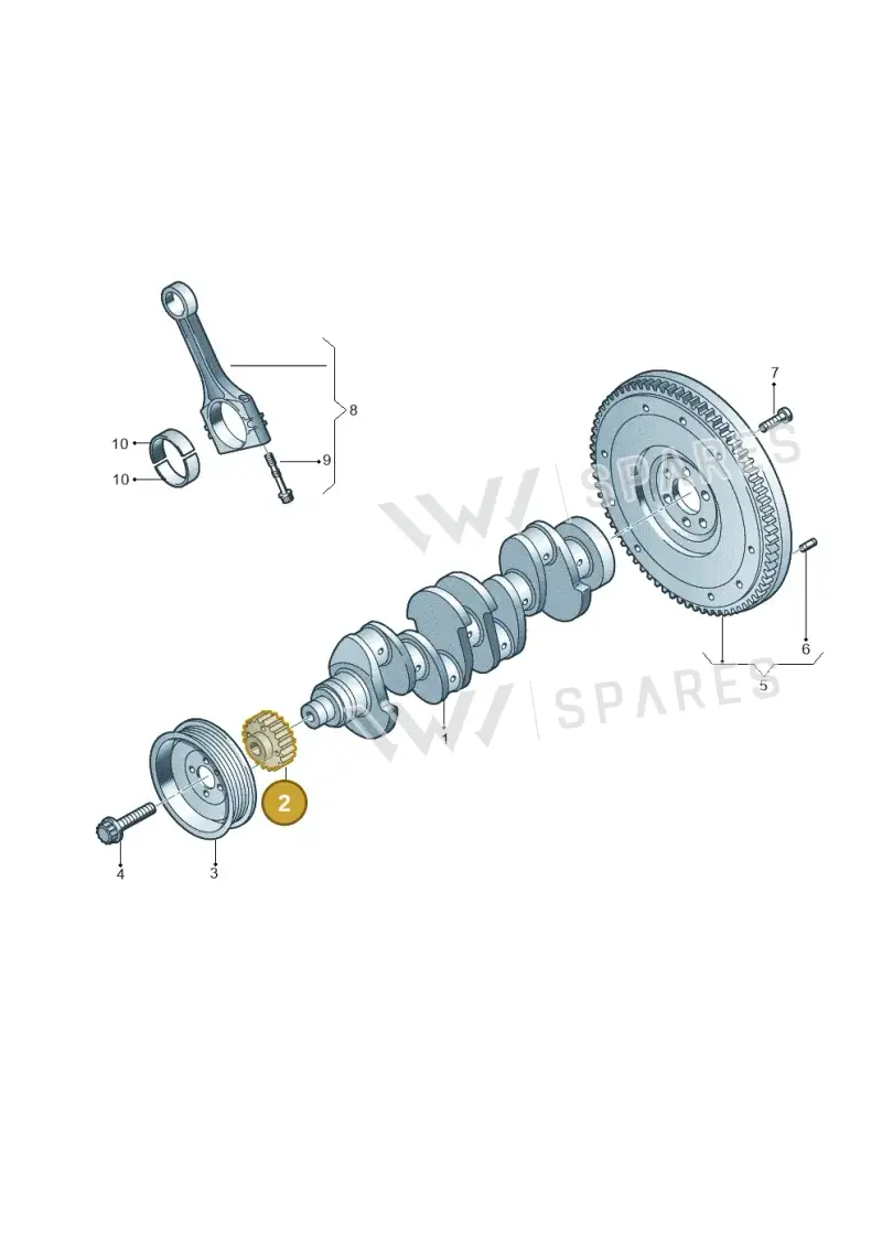 04C105263B — SEAT Arona FR (2017-) diagram 723105100, position 2