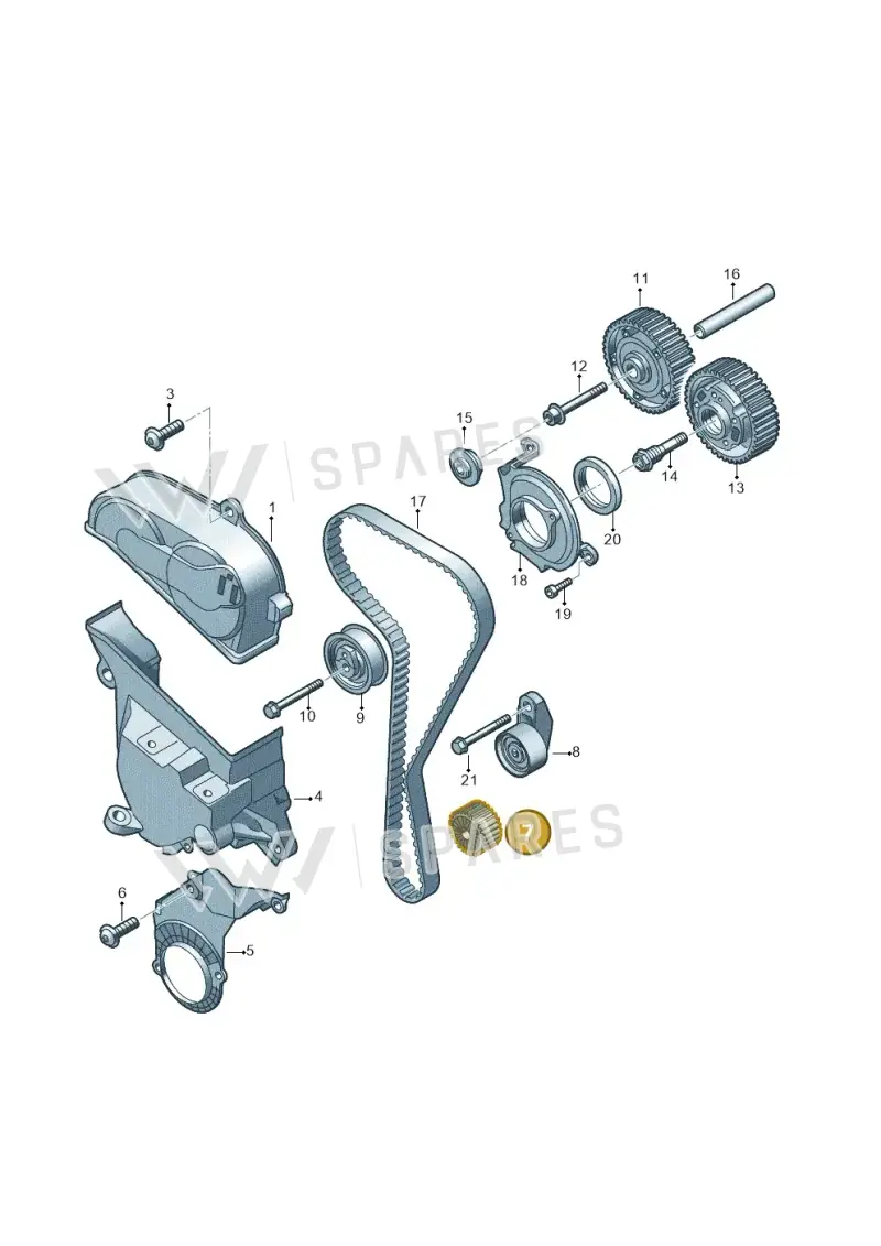 04C105263B — SEAT Leon style (2019-) diagram 837109053, position 7