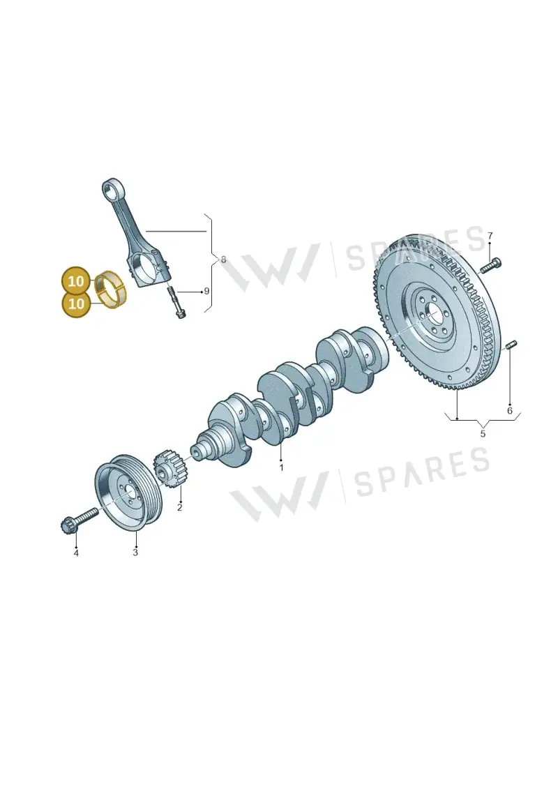 04C105701EGLB — SEAT Mii reference (2011-2019) diagram 723105100, position 10
