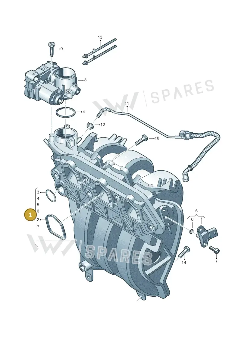 04C133201K — SEAT Ibiza FR (2017-) diagram 773133000, position 1