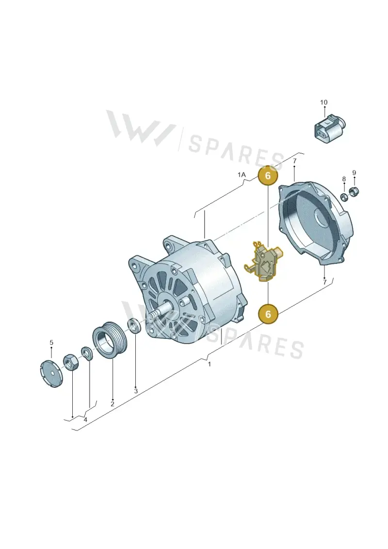 04C903803B — SEAT Mii reference (2011-2019) diagram 631903000, position 6