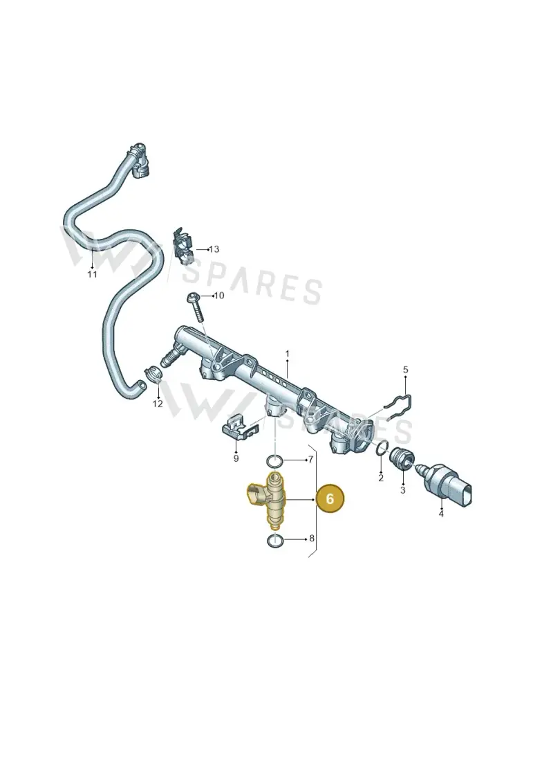 04C906031G — SEAT Ibiza FR (2017-) diagram 837133125, position 6