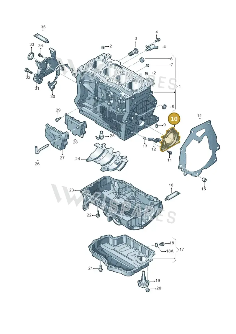 04E103170A — SEAT Tarraco FR (2018-2024) diagram 747103120, position 10