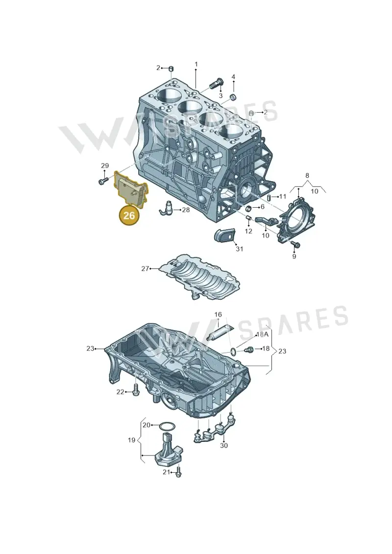 04E103464AD — SEAT Tarraco FR (2018-2024) diagram 827103070, position 26