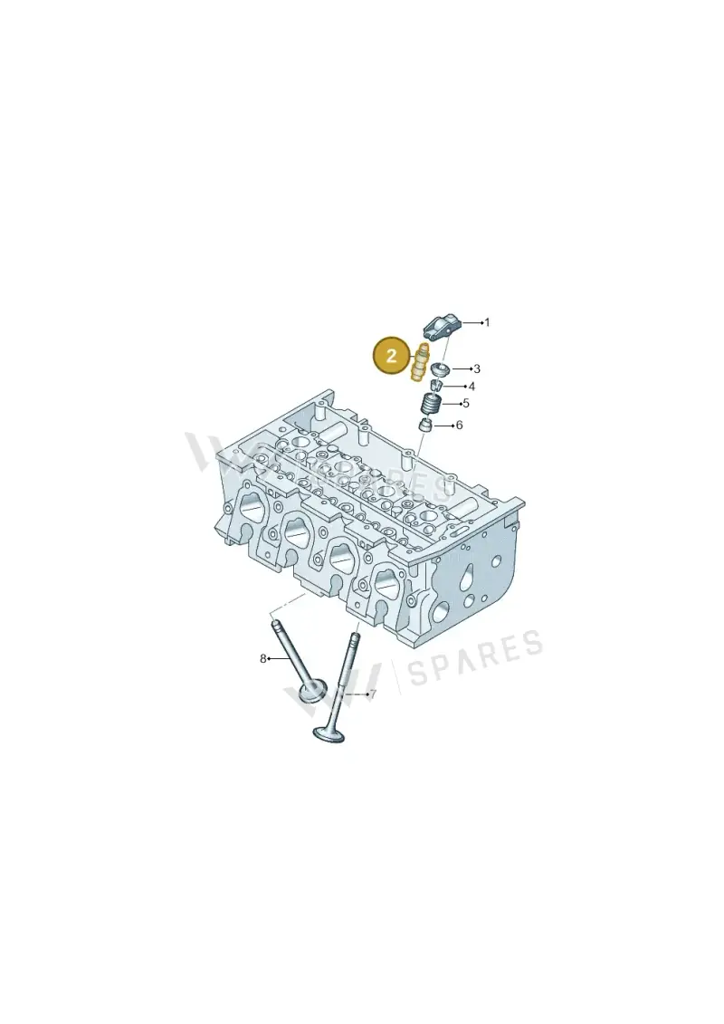 04E109423C — SEAT Formentor TSI CUPRA (2020-) diagram 746109010, position 2