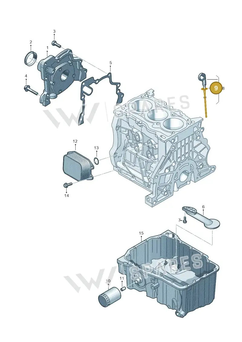04E115331 — SEAT Arona FR (2017-) diagram 866115050, position 9
