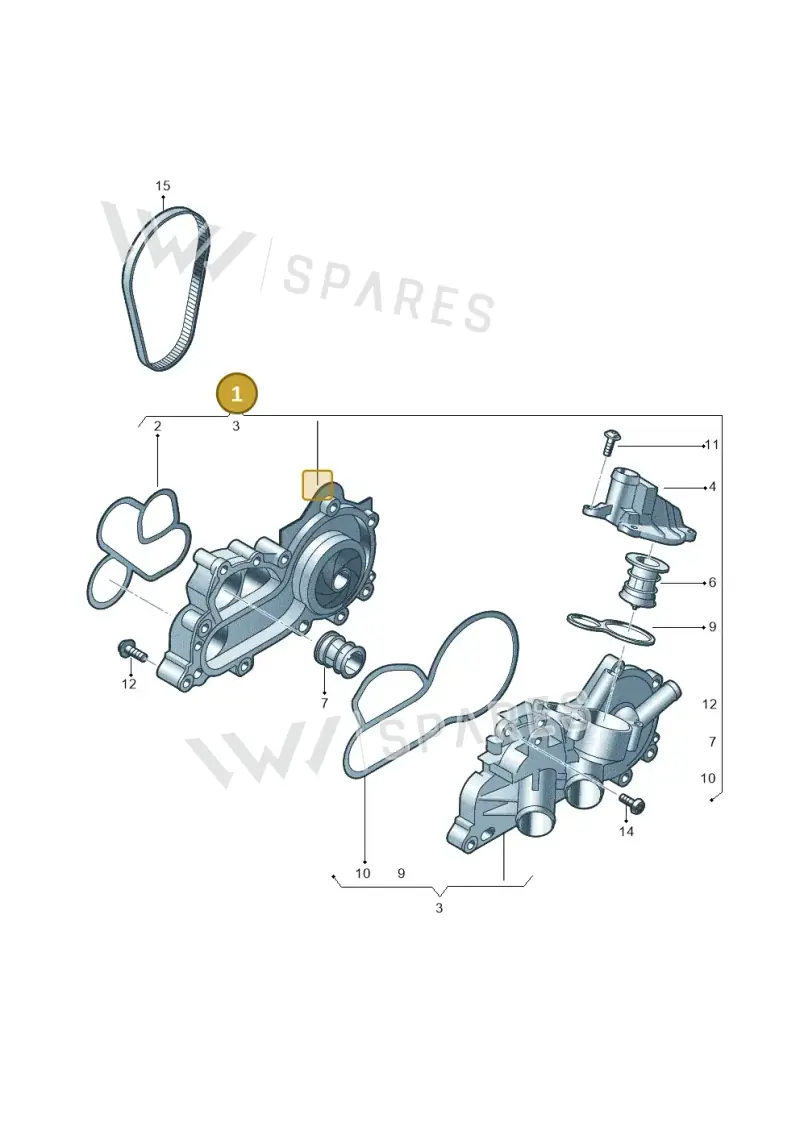04E121600DG — SEAT Leon ST Stylance (2012-2016) diagram 747121070, position 1