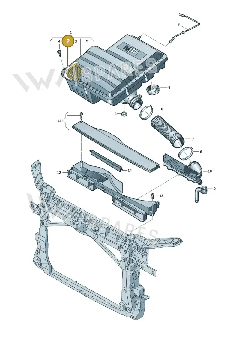 04E129620A — SEAT Leon style (2019-) diagram 5h0129060, position 2