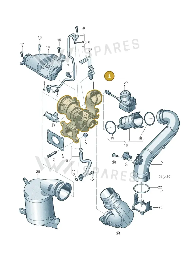 04E145721S — SEAT Leon ST Stylance (2016-2020) diagram 747145520, position 1