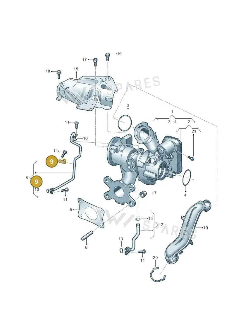 04E145807 — SEAT Formentor TSI CUPRA (2020-) diagram 827145010, position 9