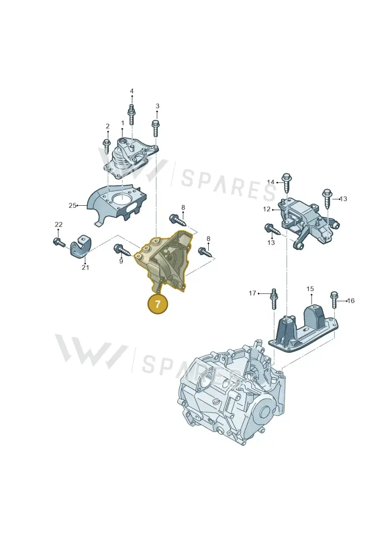 04E199275G — SEAT Toledo Reference (2015-2019) diagram 773199400, position 7