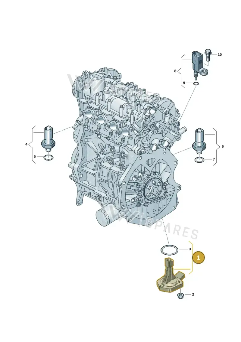 04E907660C — SEAT Leon style (2019-) diagram 5h0919043, position 1
