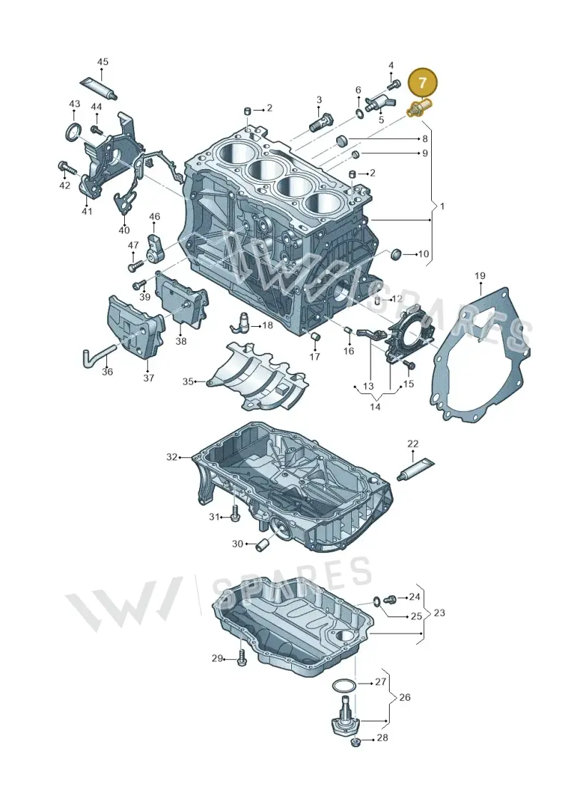 04E919081A — SEAT Tarraco FR (2018-2024) diagram 803103110, position 7
