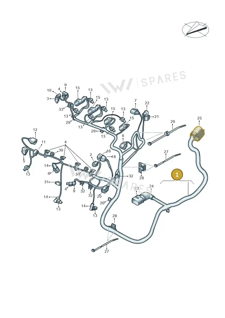 04E972627EH — SEAT Tarraco FR (2018-2024) diagram 884971040, position 1