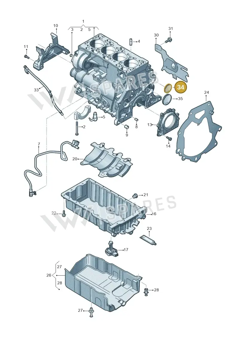 04L103113 — SEAT Tarraco FR (2018-2024) diagram 863103300, position 34