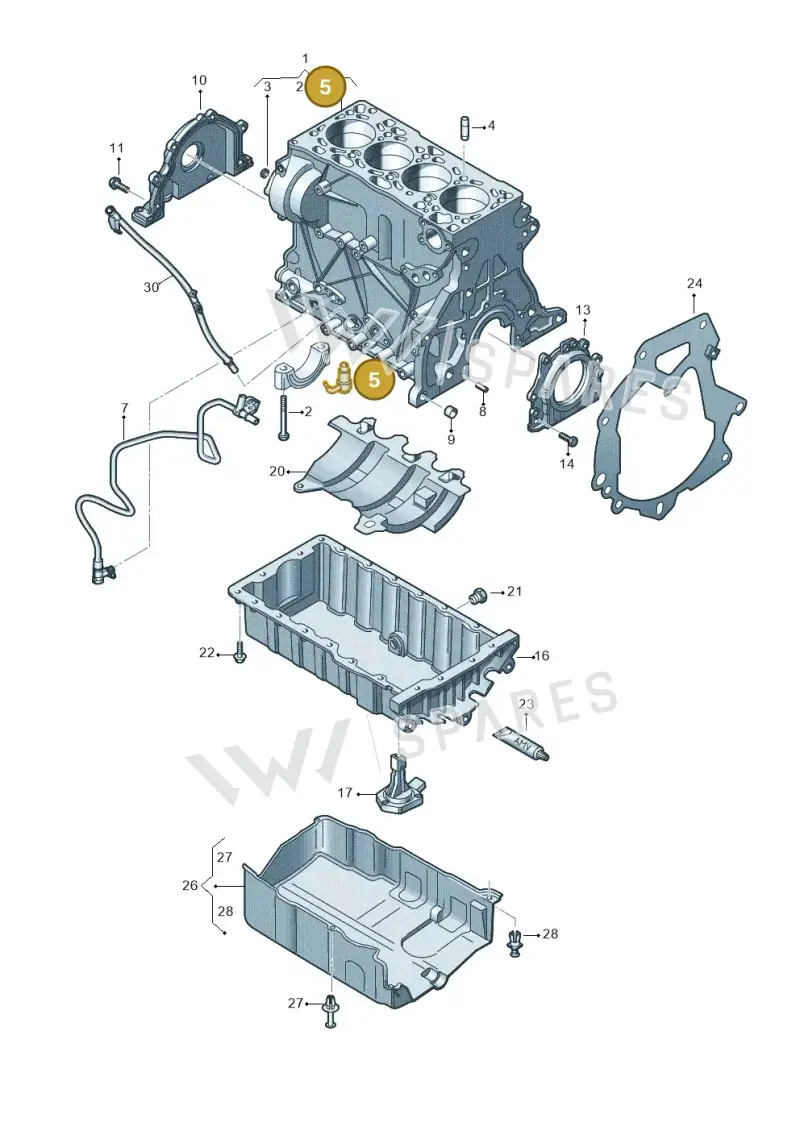 04L103157F — SEAT Arona FR (2017-) diagram 884103200, position 5