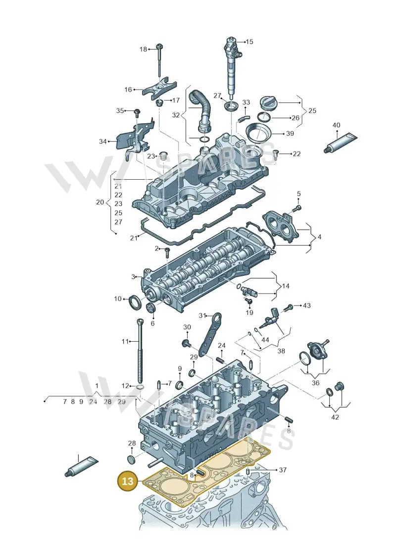 04L103383C — SEAT Ateca Style (2016-) diagram 745103650, position 13