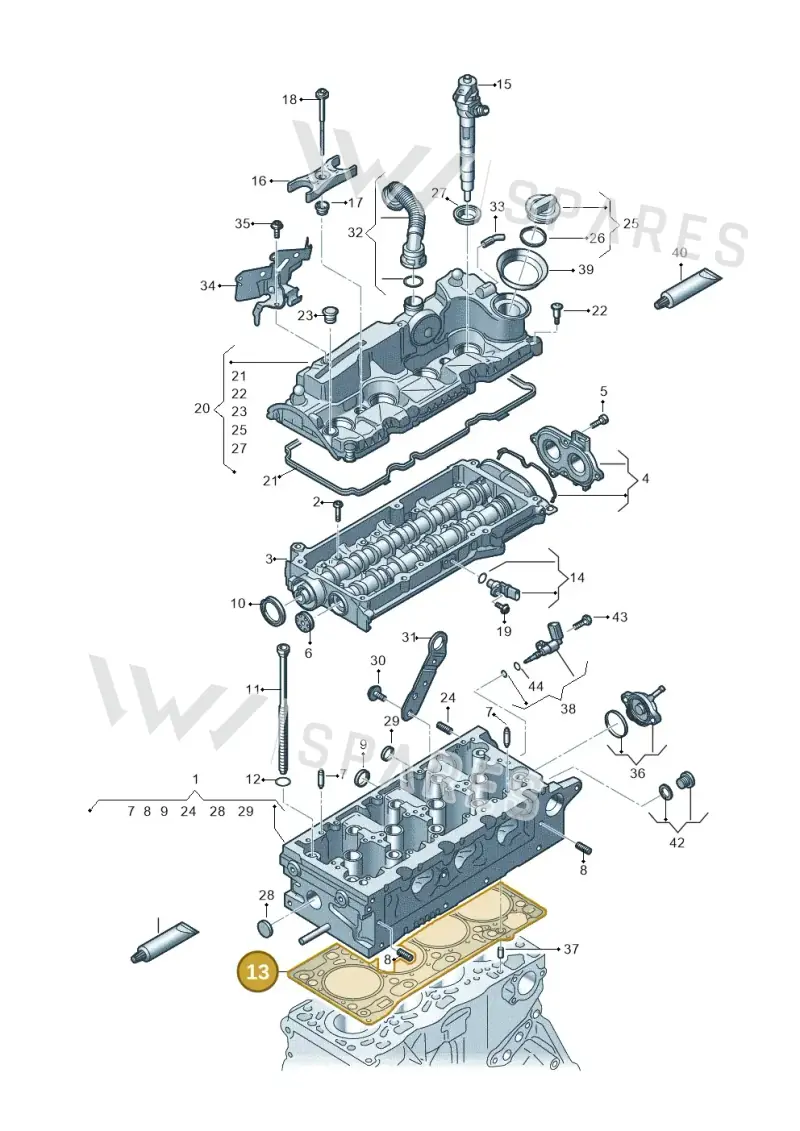 04L103383D — SEAT Ateca Style (2016-) diagram 745103650, position 13