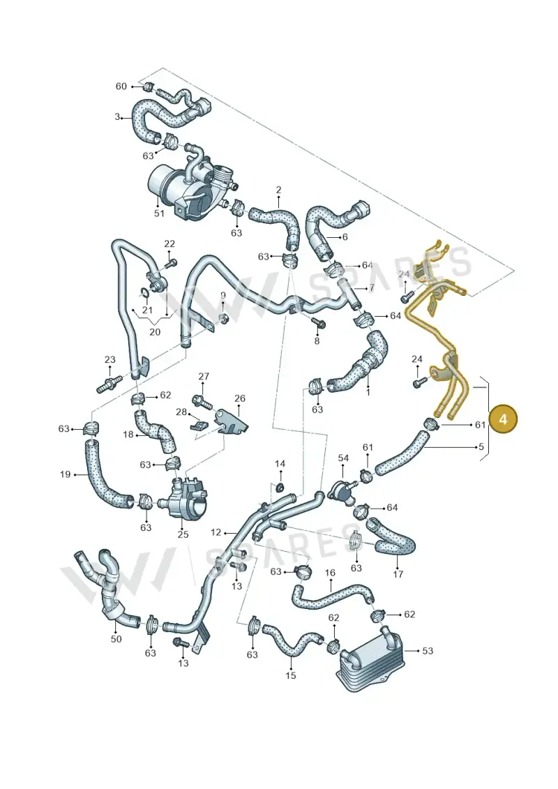 04L121070AB — SEAT Leon style (2019-) diagram 745121590, position 4