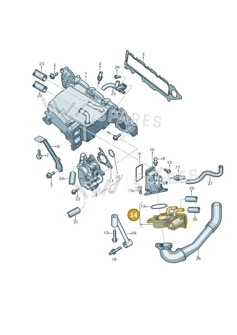 04L128063AA — SEAT Alhambra Stylance (2015-2022) diagram 786129800, position 14