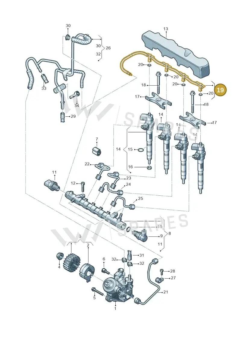 04L130235N — SEAT Leon style (2019-) diagram 746130000, position 19