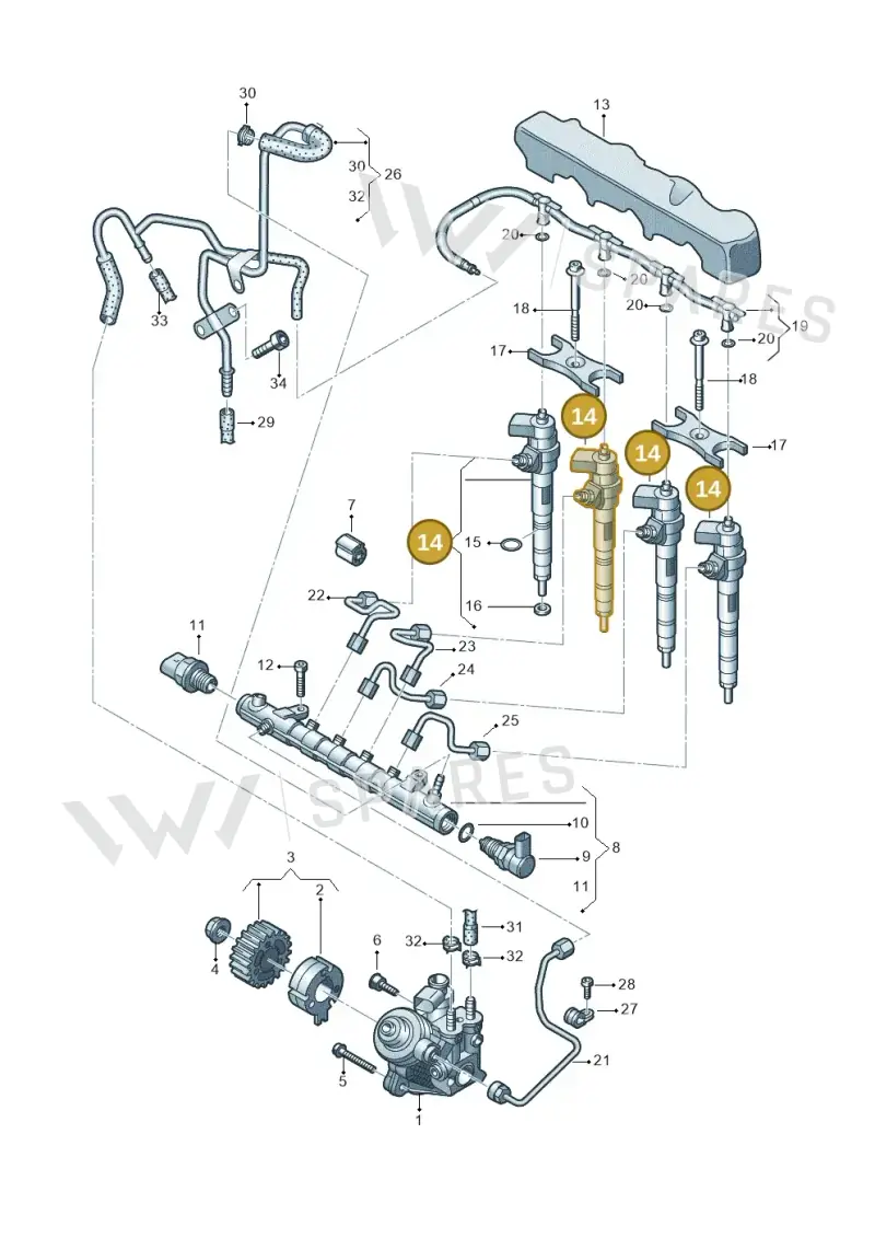 04L130277BD — SEAT Ateca Style (2016-) diagram 746130000, position 14