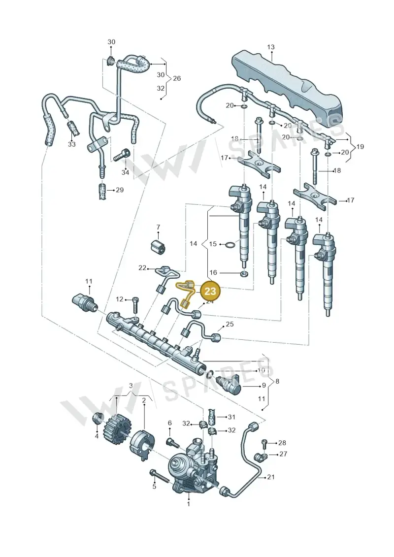 04L130302D — SEAT Arona FR (2017-) diagram 746130000, position 23