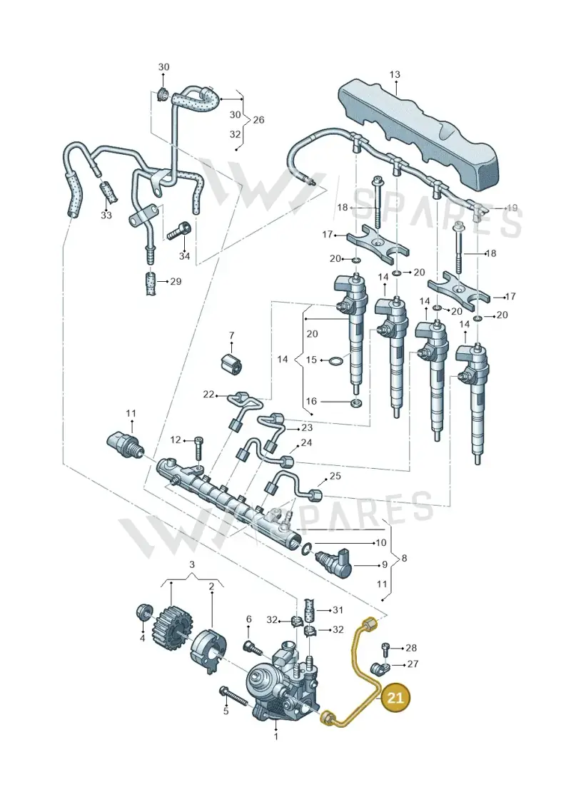 04L130321E — SEAT Ibiza FR (2017-) diagram 587130000, position 21