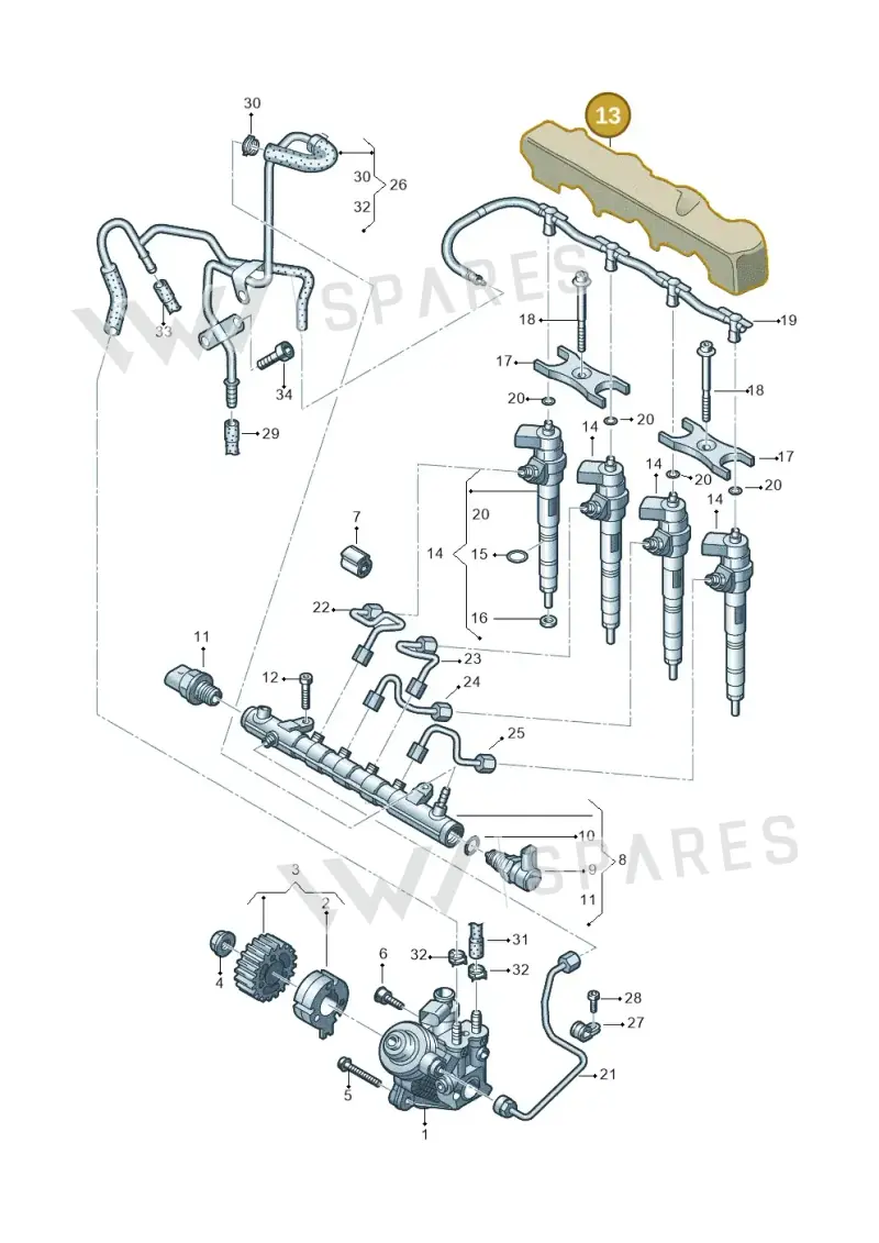 04L130380F — SEAT Ibiza FR (2017-) diagram 587130000, position 13