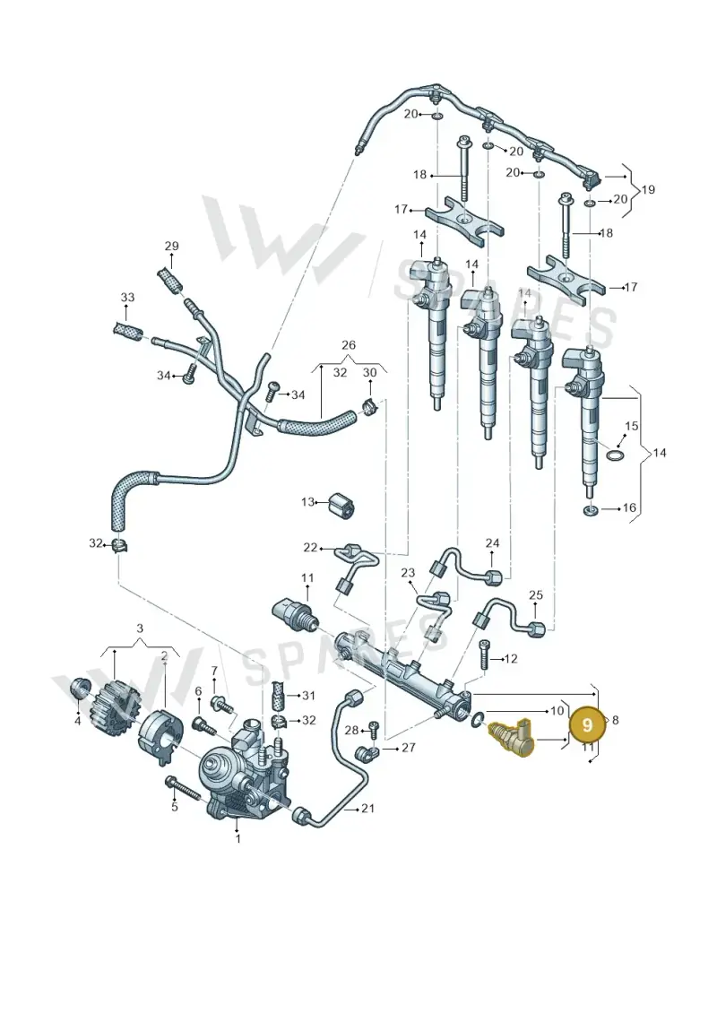 04L130764B — SEAT Leon style (2019-) diagram 793130020, position 9