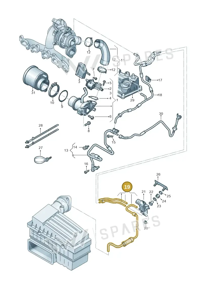 04L131055J — SEAT Tarraco FR (2018-2024) diagram 884131300, position 19