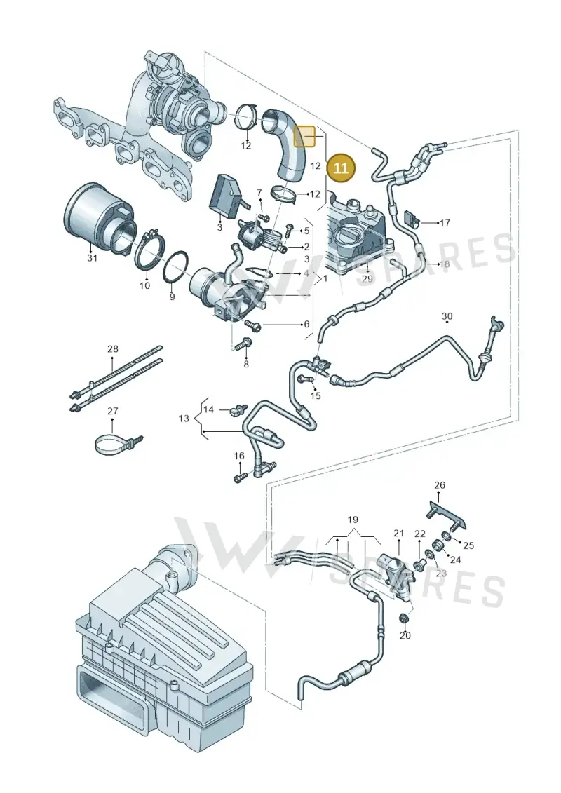 04L131521M — SEAT Tarraco FR (2018-2024) diagram 884131300, position 11