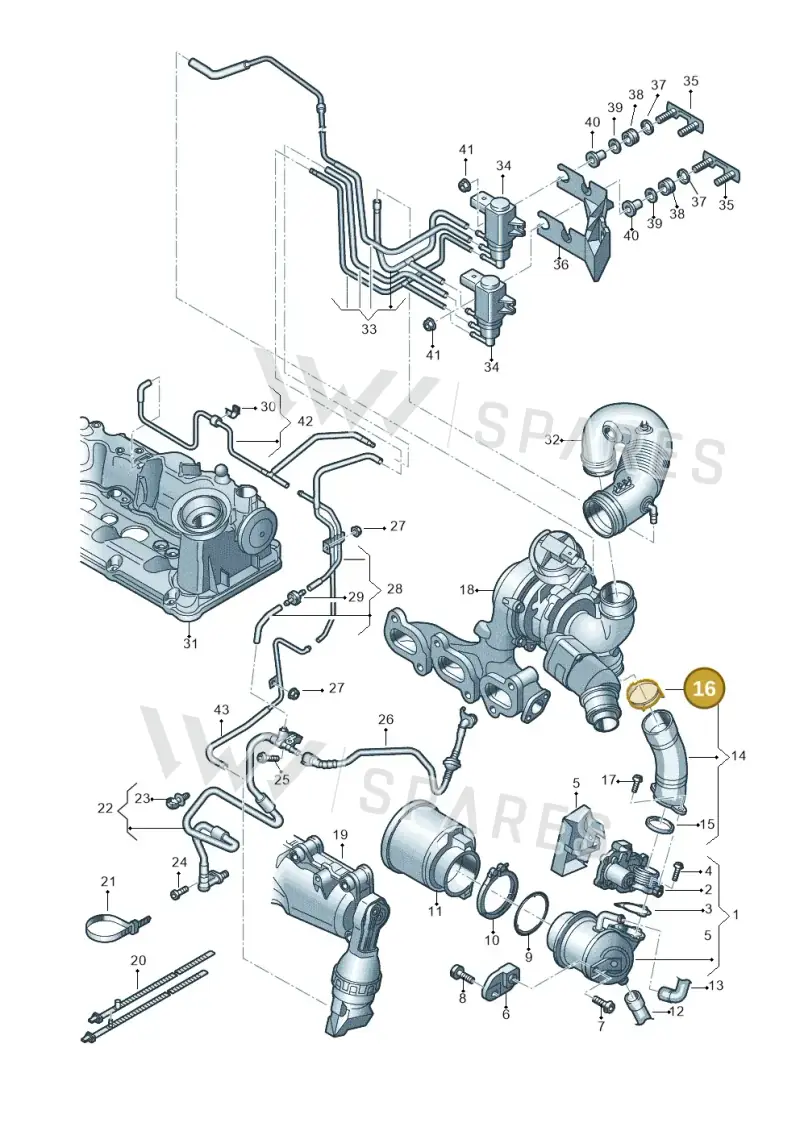 04L131539 — SEAT Ibiza Stylance (2015-) diagram 773131100, position 16