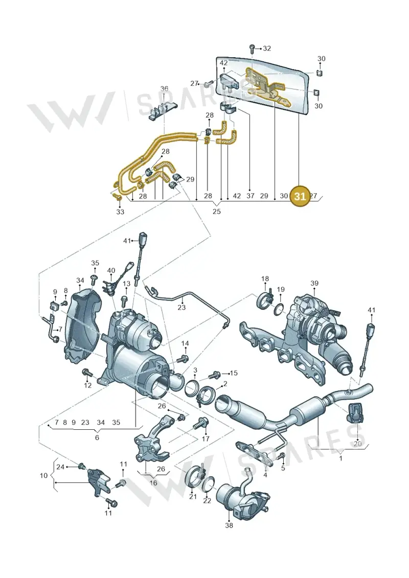 04L971461AE — SEAT Arona FR (2017-) diagram 837253500, position 31