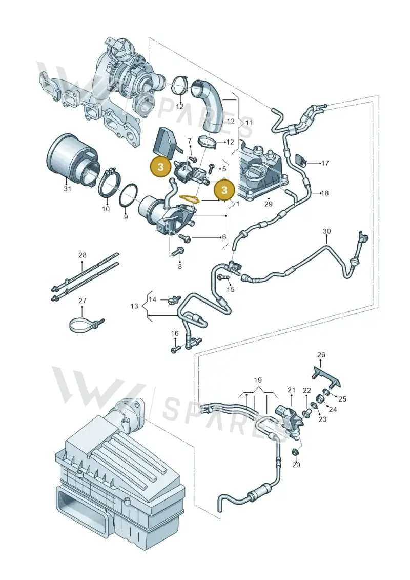 04L971461AP — SEAT Tarraco FR (2018-2024) diagram 884131300, position 3