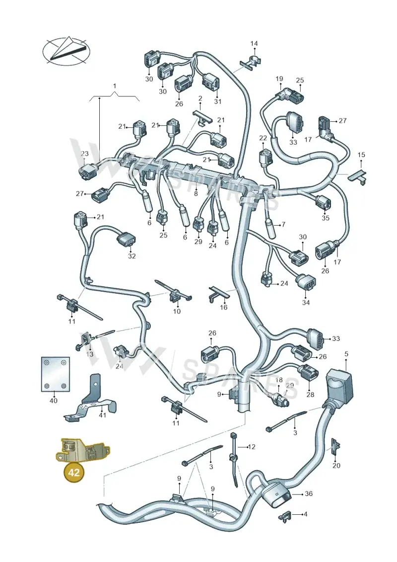 04L971501C — SEAT Tarraco FR (2018-2024) diagram 793971250, position 42